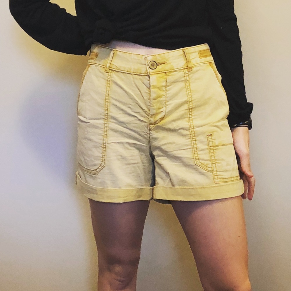 anthro cargo shorts
